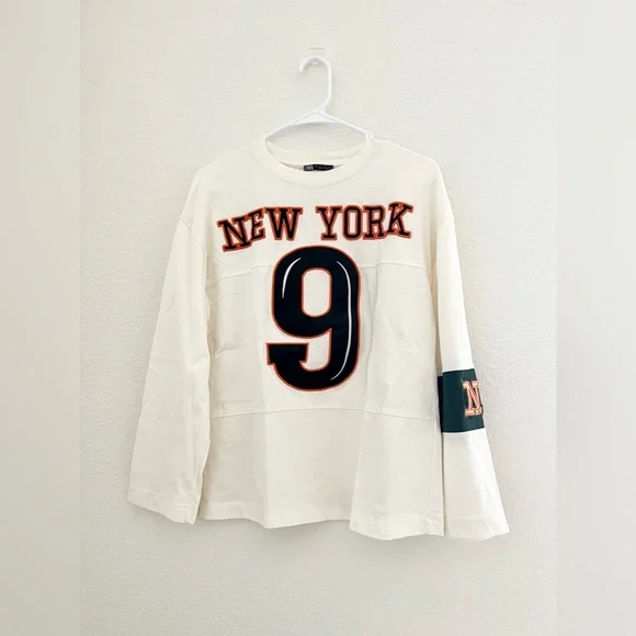 ZARA Varsity Long Sleeve Shirt - Picture 2 of 5